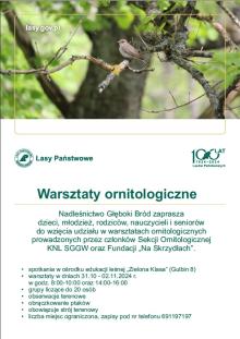 Warsztaty ornitologiczne